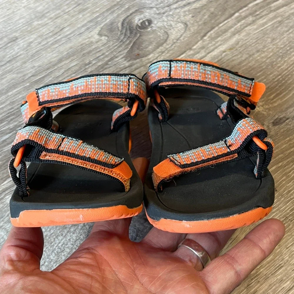 Teva Hurricane XLT2 Kids Orange Blue Multi Sport Sandal 1019390T Size 10 Toddler